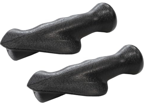 FabaCare Komfort Rollatoren Handgriffe, ergonomisch geformt, Gummihandgriffe, Rollatorengriff, Rollatorenhalter, Rechts und Links, Handfasser für Mobilitätshilfe, Puffer, 125x22 mm, ein Paar GR-S