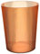 perfk Cubo de Basura a Rayas para Mascotas, contenedor de Basura sin Tapa, contenedor de Basura doméstico, versátil, Simple y Elegante, para Habitaciones de, Naranja