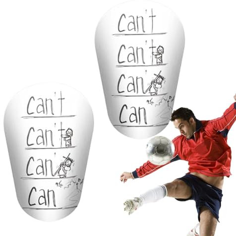 3 Color Schienbeinschoner, Leichter Fußball-Schienbeinschutz,Can't Can Schienbeinschoner| Beinschutz Baseball| Fußball-Schutzzubehör Stoßfeste Für Jungen,Fußball-trainingsschutz