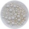 Lukinuo Essbare weiße Perlen Zucker Streusel 130g/ 4.6oz Süßigkeiten Mixing Backen Dessert Kuchen Streusel für Cupcake Toppers Cookie Dekorieren Eis Feiern Valentinstag Halloween Weihnachten Zubehör