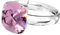 925 Sterling Silber 44 farben Ringe für Damen Verstellbarer mit Marken Kristalle - Glänzend Cubic Zirkonia Ring Fingerring Kommt in Schmuck Geschenk Box (Iris)