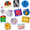 DIYASY Cute Fridge Magnet, 12 Pcs kids magnets for fridge Funny Memes Animals Words for Toddlers Home Office Refrigerator Decorations Photos Notes