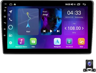 HTNEEGIE Doppel DIN Radio Mit Navi, 9 Zoll Touchscreen, 2 Din Autoradio MP5 Player Für KIA Ceed 2006~2012 Unterstützt BT, Radio FM/RDS, DSP, Car-play/Auto, Lenkradsteuerung,4 core nf1 1g+32g