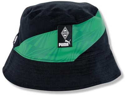PUMA Fischerhut Culture+ | Borussia Mönchengladbach Saison 24-25 | 100% Baumwolle Gladbach Mütze Kappe Sonnenhut