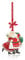 Tipperary Crystal Christmas Tree Decoration, Luxury Hanging Ornament – Perfect for Holiday Décor & Gifting, Sparkling Mr & Mrs Claus Decoration