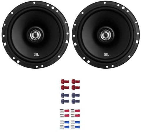 JBL Stage1 621F Lautsprecher mit Einbauset passend für Citroen C4 Picasso ab 2006 Türen vorne/hinten 350W 165mm 2 Wege Koax