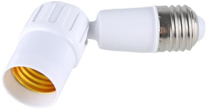 DAYnagh Adaptateur de prise de courant pour ampoule E27 en douille E27 - Convertisseur de douille pour intérieur et extérieur