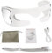 Augenmassagegerät, Mikrostrombrille mit 3 Massagemodi Elektrisches Eye Massager Augenmaske Elektrische Vibrations-Augenmaske Rotlicht Anti-Falten-Massagegerät zur überanstrengte Augen Augenringen