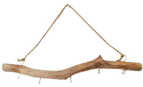 Décoration murale en bois flotté, 40 cm, bois flotté vintage décoratif pour l'artisanat, bûches de bouleau suspendues, décoration murale en de ferme pour la maison, la chambre à coucher, b
