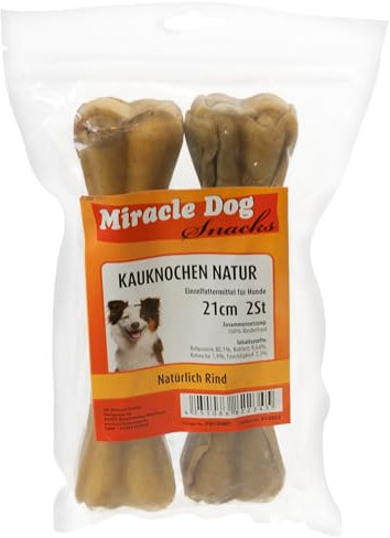 Miracle Dog Kauknochen gepresst 6 x 21cm 2St