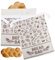 BOXOB 2pcs Beeswax Bread Bag, Reusable Cotton Linen Food Storage Sourdough Beeswax Bag for Homemade Bread Keep Fresh Kitchen Essentials