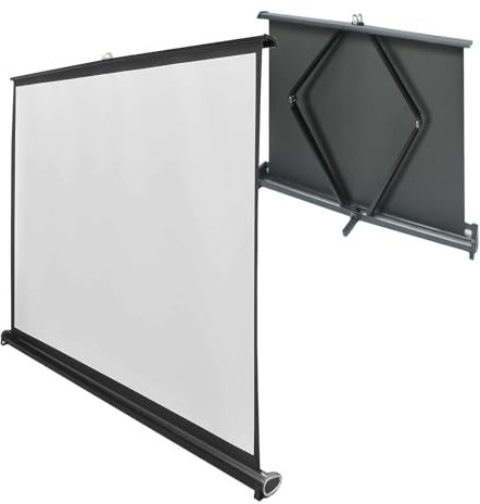LIYI929GP AntiFalten Beamer Leinwand | 20-50 Zoll Projektions-Bildschirm | Scalable Rollo-Leinwand 2.2 Gain | Projektionsleinwand Outdoor 16:9/4:3 HD, Für Heimkino Und Präsentation(4:3 30inch)