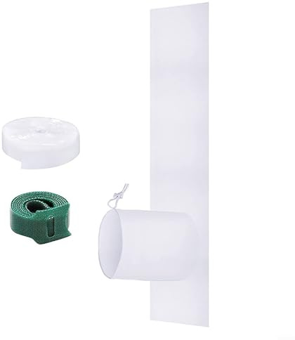 AC Window Seal, Portable Air Conditioner Window Seal Kit with Adjustable Design Complete Sealing Solution for AC Units Including Window Wrap Cloth and Tape