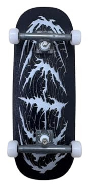 LEEFAI Pro Griffbrett komplett, vormontiert, Finger-Skateboard, kanadisches Ahornholz, Maße: 34 x 96 mm, Boxy-Form