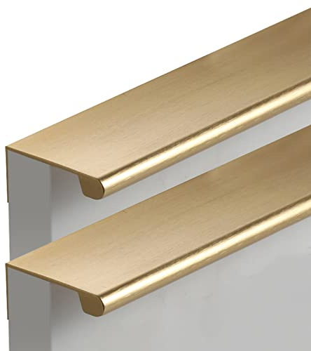 JTSMJQIE Wardrobe Door Handles 2 Pcs Extra Long Hidden Furniture Pull Handles for Kitchen Cupboard Aluminum Alloy Drawer Handle Pulls