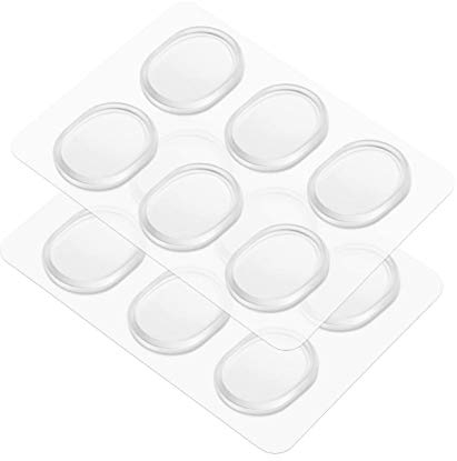 Flexzion Trommel Gel Pads, 12 Stück Clear Snare Drum Gum Dampener Resonanz Pads, Obertonkontrolle, Waschbar Stark Klebrig Wiederverwendbar Ungiftig Schalldämpfung, für Schlagzeug Kopfbedeckung Becken