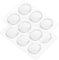 Flexzion Trommel Gel Pads, 12 Stück Clear Snare Drum Gum Dampener Resonanz Pads, Obertonkontrolle, Waschbar Stark Klebrig Wiederverwendbar Ungiftig Schalldämpfung, für Schlagzeug Kopfbedeckung Becken