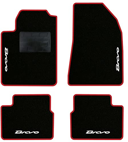 Quemar Fußmatten-Set für Fiat Bravo (198) 2007-2014 (Kompatibilität mit Linkslenker-Fahrzeugen nicht garantiert)