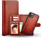 Pro_Gadgets_LTD Premium Genuine Leather 2 in 1 Flip Folio Magnetic Cover Detachable Wallet Case for the iPhone 12 Mini (5.4) Brown