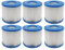 YanBan 6 filtros para bañera de hidromasaje para Piscina Tipo D, Filtro de Escape de Verano Puro, Cartucho de Filtro de Repuesto para Olas de Verano P57100102, SFS-350 RP-350 RP-400 RP-600 RX-600