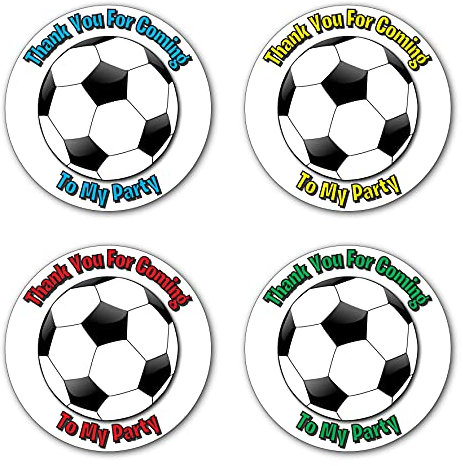 Epic Modz 36 adesivi per feste di compleanno, con scritta in lingua inglese Thanks for Coming Boys Girls Kids School Friends, ideali come regalo per feste, ringraziamenti per essere venuti alla mia