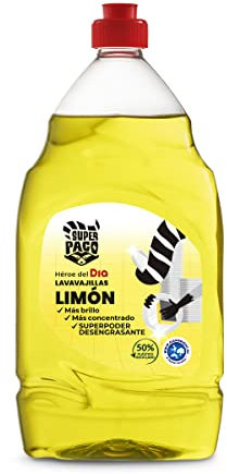 DIA SUPER PACO lavavajillas mano concentrado limón botella 1 lt