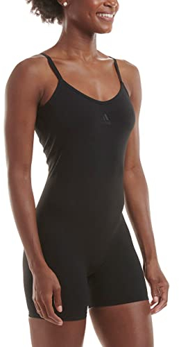 adidas Damen Boy Leg Bodysuit Unterwäsche, Schwarz, L