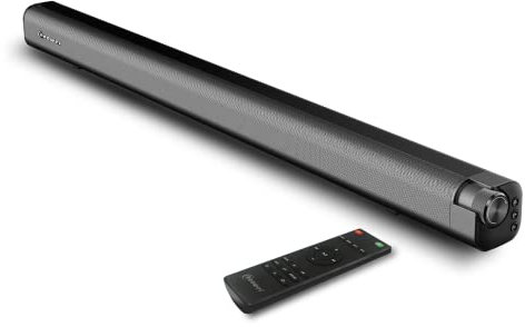 Chaowei 100W Soundbar für TV mit Subwoofer - 3D Surround Sound, Bluetooth & HDMI, Eigenes EQ - Schicke,Moderne Design