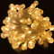 Aufun Kugel LED Lichterkette 30m 240LEDs Warmweiß Kristall Kugeln Lichterkette, 8 Modi Wasserdicht IP44 Innen und Außen Lichterkette für Garten, Terrasse, Party, Balkon Deko(30m, Transparente Schnur)