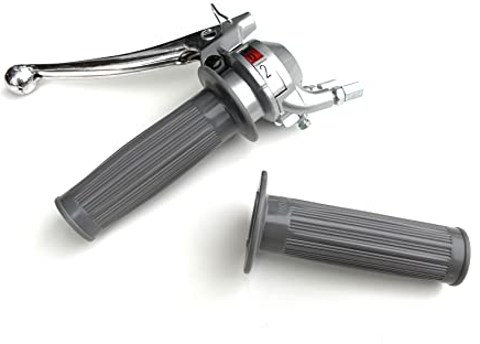 Streetparts24 Schaltgriff Schalthebel Kupplungshebel Schaltarmatur 2/3 Gang Grau passend für Hercules Prima M 2 3 4 5 S Optima, Kreidler, Zündapp, Puch Mofa Moped Mokick