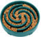 LEACOOLKEY Large Slow Feeder Dog Bowl,Maze Interactive Slow Eating Feeder Bowls, Anti Gulping Healthy Eating,Stop Bloat Pet Slow Down Feeding Dishes for Medium/Big Dogs, Dark Green