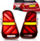 VLAND Mini LED Rückleuchten für First Generation Cooper R52 Cabrio, R53 2001-2006, One/Cooper R50 Mit Sequenzanzeige (Rot)