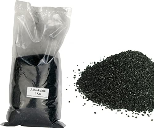 Aktivkohle Aktivkohlegranulat aus Kokusnussschalen zur Entfernung von Verunreinigungen aus Wasser und Luft 1 Kg