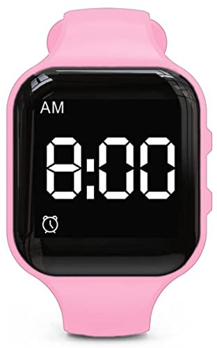 e-vibra 15-Alarm-vibrierende Erinnerungsuhr-wasserdichte medizinische Vibrationserinnerungsuhren (Pink)