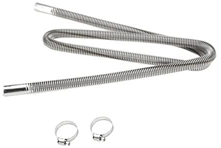 HASMI 60-300cm Chauffage de stationnement d'air en Acier Inoxydable Tube de Tuyau d'échappement évent de gaz Ajustement Air Diesels réservoir de stationnement Accessoires de Chauffage de Voiture (Col