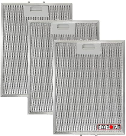 REDPOINT® KIT 3 pcs. FILTRI ALLUMINIO per CAPPE TURBOAIR mm.247 x 328 x 9