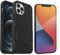 OtterBox Commuter Series Case for iPhone 12 & iPhone 12 Pro (Only) - with Zagg Glass Elite+ Clear Screen Protector - Non-Retail Packaging - Black