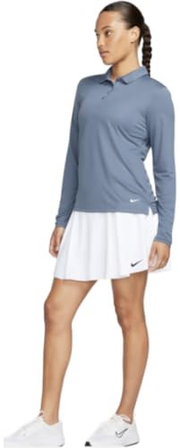 Nike Victory - Polo da golf da donna Dri-Fit, a maniche corte, taglia XL, colore: Fucsia, Blu Diffuso 491, XS