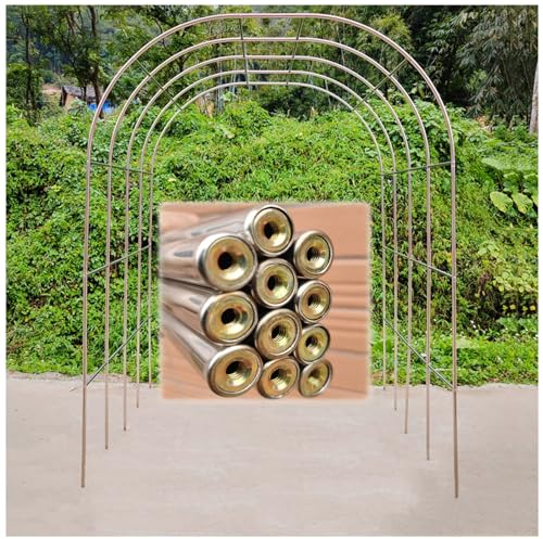 OSUKI Rosenbogen Metall 120cm 140cm 180cm 200cm 350cm Breit Edelstahl-Gartenbogen Wetterbeständig Rankhilfe Rankbogen Dekoration Im Freien Rankgitter Metall (Size : 150 * 240cm/59 * 94in), 2786349794