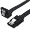 XANHAM Cavo SATA III da 18, 6 Gbps, angolo rigido a 90°, disco rigido SATA, SSD, lettore CD, masterizzatore CD, nero