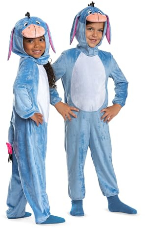 Disguise Winnie the Pooh Eeyore Fancy Dress for Infants and Toddlers, Officially Licensed, Includes Soft Jumpsuit with Tail and Adorable Eeeyore Hat, for 6-12 & 12-18 months, 2 & 3-4 Years