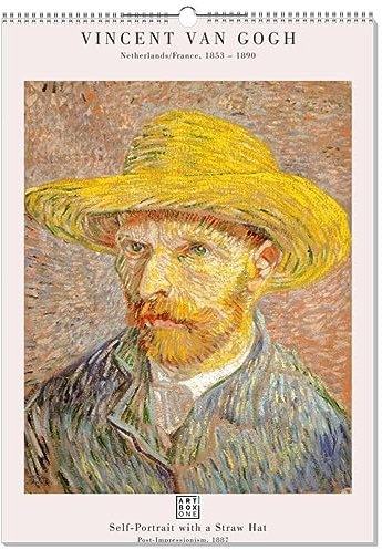 artboxONE Kalender 2026 Gemälde von Vincent Van Gogh Wandkalender A2 2026 Natur