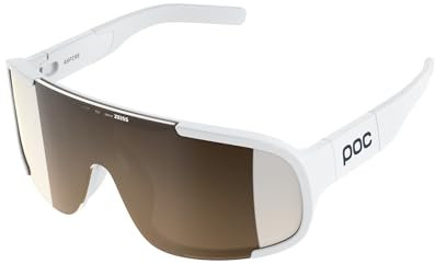 POC Unisex-Adult Aspire Sonnenbrille, Hydrogen White/Clarity Trail/Partly Sunny Silver, One Size