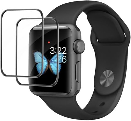 Cable Leader 2 Stück für Panzerglas für Apple Watch Series 4/5/6/SE (44mm) Schutzfolie, Passt Perfekt Ultradünn Series 4/5/6/SE 44mm Schutzglas Folie, Blasenfrei Apple Watch 44mm Displayschutzfolie