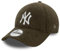 New Era New York Yankees MLB Cap flauschig Borg-Stoff verstellbar Kappe 9Forty warm grün - One-Size