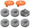 MALNDTK Bobine de fil de rechange pour Gardena Art.8846 Easycut 400;Art.8847 ComfortCut 450,pour Gardena bobine de fil de rechange 5307-20,capuchon 5344(6 bobines + 2 capuchons)