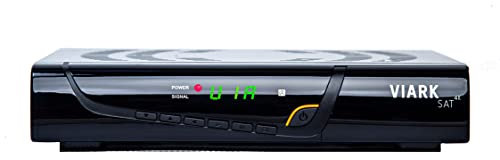 Viark Sat 4K - Receptor Satélite Digital 4K UHD DVB-S2X Multistream H.265 4000MIPS 1.0 GHz 60fps 10 bit 3D, con LAN, Antena WiFi USB y Lector de Tarjetas CA