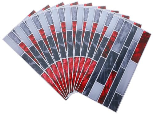 CANIGHT Azulejos De Pared De Mármol Simulado 10 Piezas Para Cocina Salpicadero Piscina