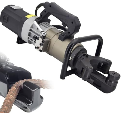 Hydraulische Rohrbiegemaschine für Stahlstangen, tragbare elektrische Biegemaschine für Bewehrungsstangen, Biegemaschine und Glätteisen, tragbar, 1200 W (22 mm)
