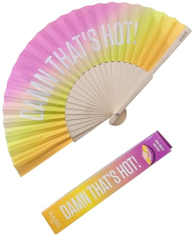 MOPZIJA fächer holz，handfächer，fächer，Origineller Handfächer mit Botschaft hot. Moderner und lustiger Holzfächer，fecher damen ，fächer hochzeit，fächer klein，fächer rave，fächer bunt